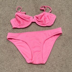 Vibrant Pink Bikini Set